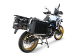 Maletas laterales GPR TECH de 38 + 32 litros, aluminio negro, para Voge DS 800 Rally 2025-2026