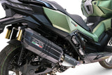 Escape GPR Hyper Sonic Black Titanium Slip-On para Voge SR 450 X 2026-2027