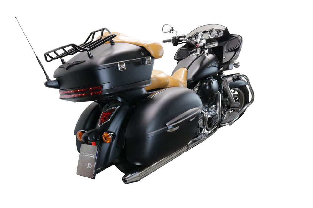 Kawasaki Vaquero, Nomad, Voyager, Vulcan VN1700 Voyager ABS 2011-2024 Exhaust GPR Maxy Deeptone Cruiser Dual Slip On