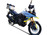 Baúl superior Suzuki V-Strom DL 800 DE-SE 2023-2025 35 litros GPR TECH Aluminio plateado