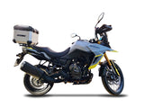 Baúl superior Suzuki V-Strom DL 800 DE-SE 2023-2025 35 litros GPR TECH Aluminio plateado