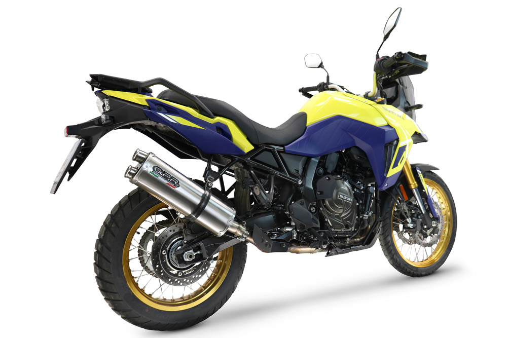 Échappement GPR Dual Inox Slip-On pour Suzuki V-Strom 800DE / 800SE 2025-2026