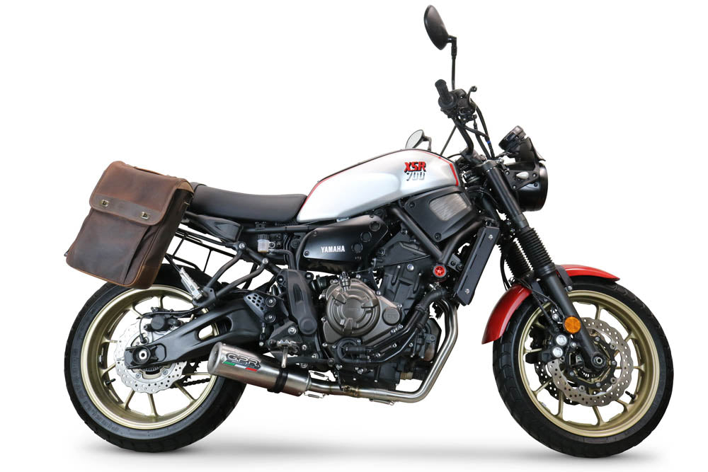 Yamaha XSR700 2021-2024 Exhaust GPR M3 Inox Full System Under-Engine
