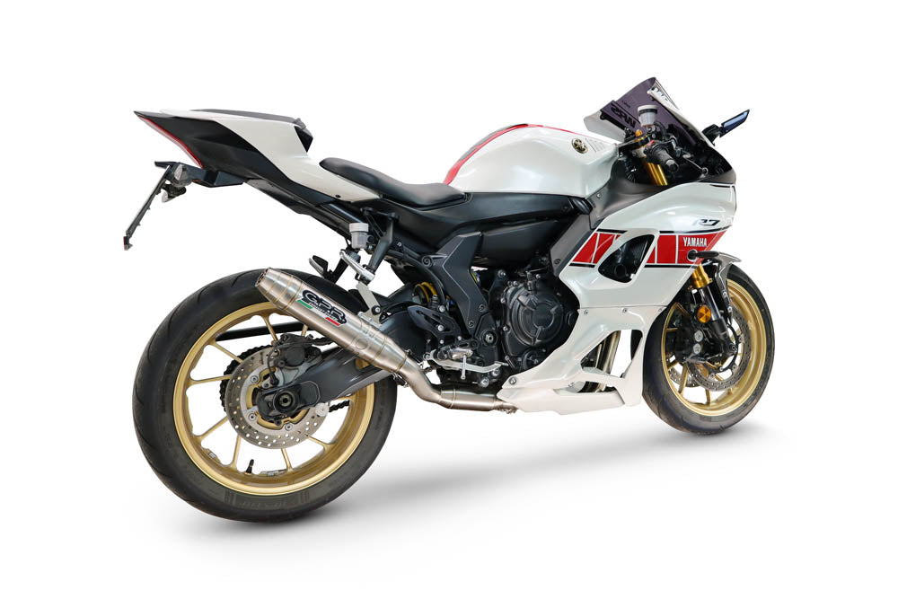 Escape GPR Deeptone Inox Sistema Completo para Yamaha YZF R7 2021-2024