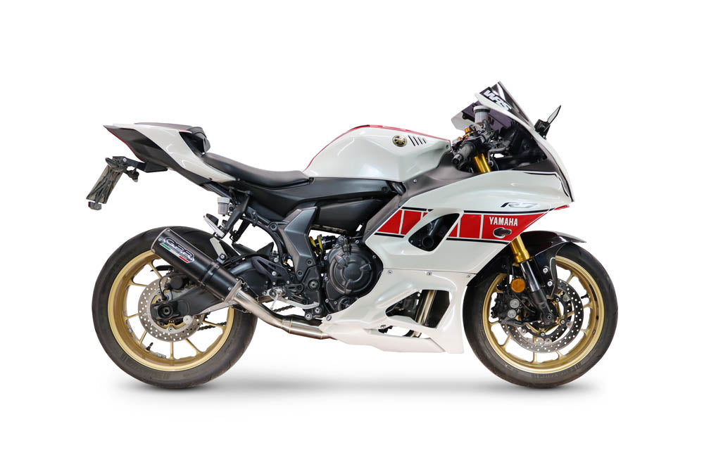 Yamaha YZF R7 2021-2024 Exhaust GPR M3 Black Titanium Full System