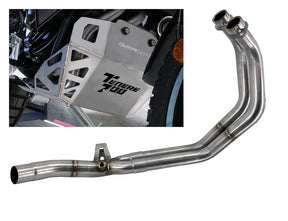 Yamaha Tenere 700 2021-2024 Exhaust GPR Decat Pipe and Titanium Skid Plate - photo 1