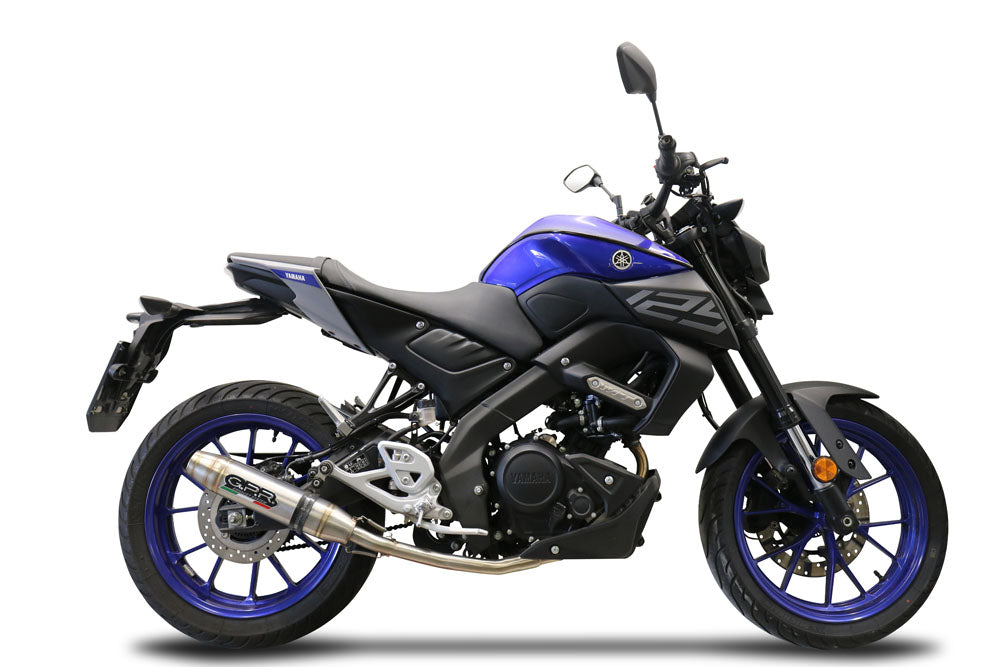 Yamaha Mt125 2020 Exhaust GPR Deeptone Inox Full System