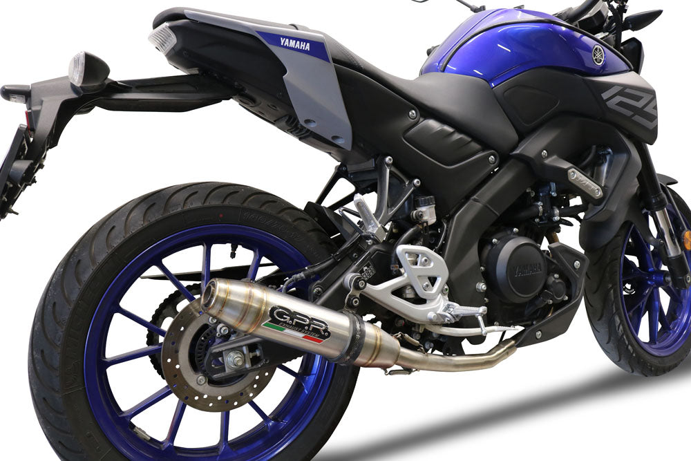 Yamaha Mt 125 2021-2025 Exhaust GPR Deeptone Inox Full System