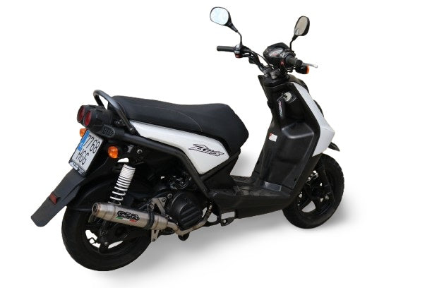 Sistema completo de escape GPR Deeptone Inox para Yamaha BW'S 125 2010-2013