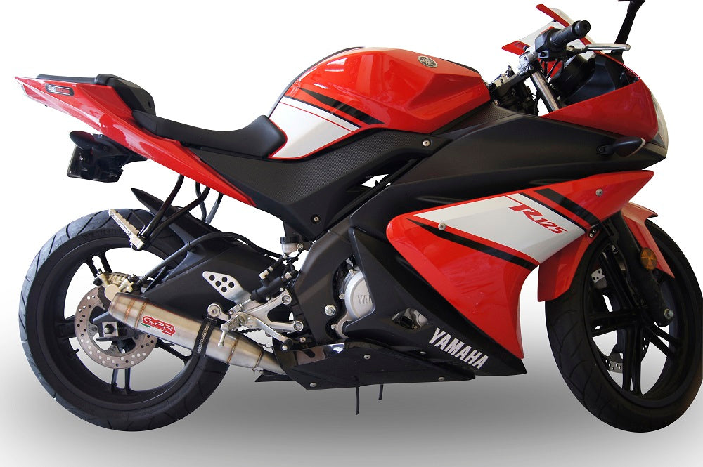 Yamaha R125 2008-2013 Exhaust GPR Deeptone Inox Full System Race
