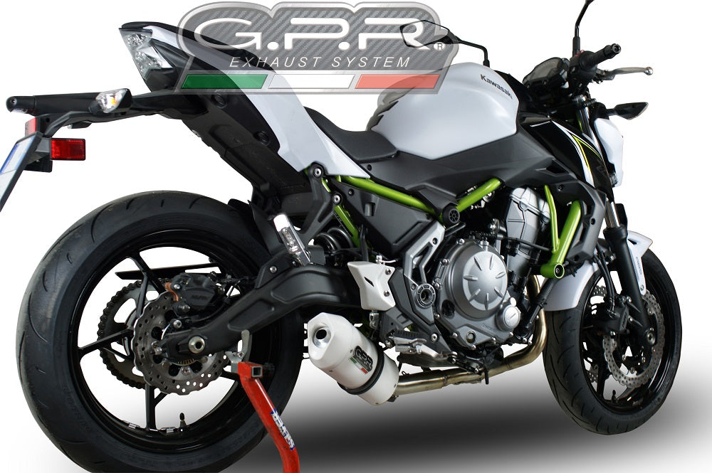 Kawasaki Z650 EX650M 2023-2024 Exhaust GPR Albus Ceramic Full System