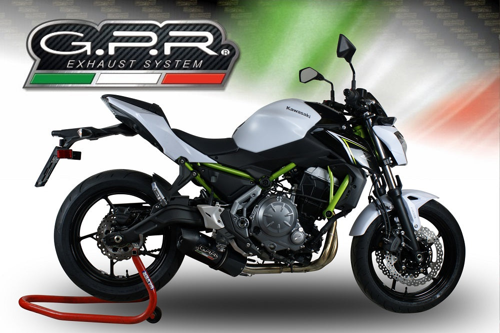 Kawasaki Z650 2021-2022 Exhaust GPR Furore Evo4 Nero Full System