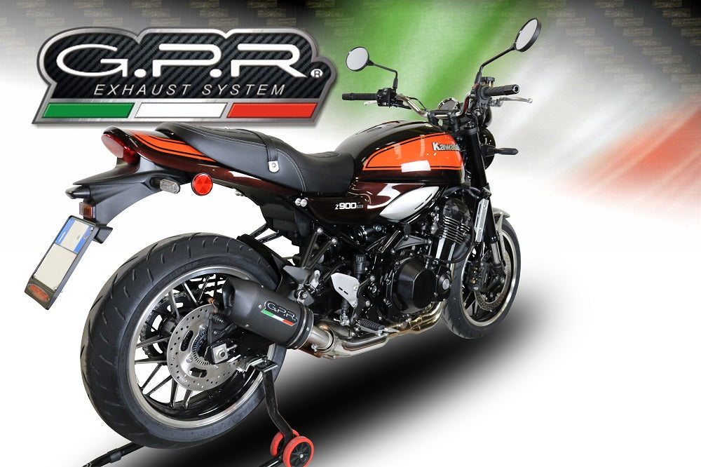 Kawasaki Z900RS 2018-2020 Exhaust GPR Furore Evo4 Nero Slip-On