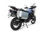 Maletas laterales GPR TECH de 38 + 38 litros, aluminio plateado, para Zontes 703 F 2024-2026