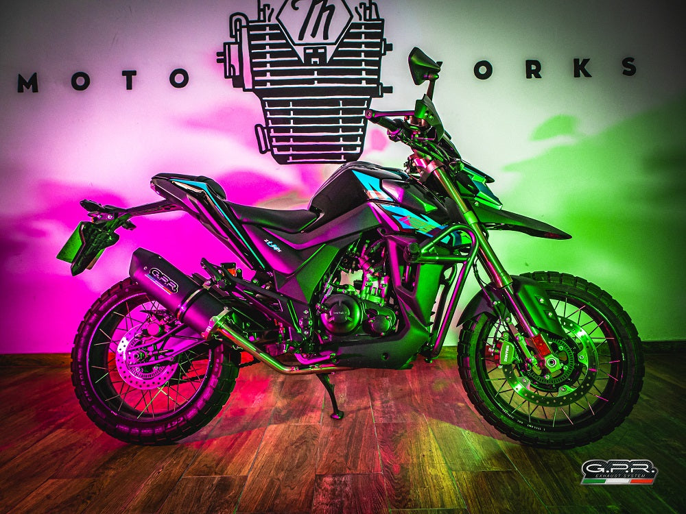 Zontes Zt 125 G1 Zt 125 U Zt 125 U1 Zt 125 Z2 2020-2024 Exhaust GPR Furore Nero Full System