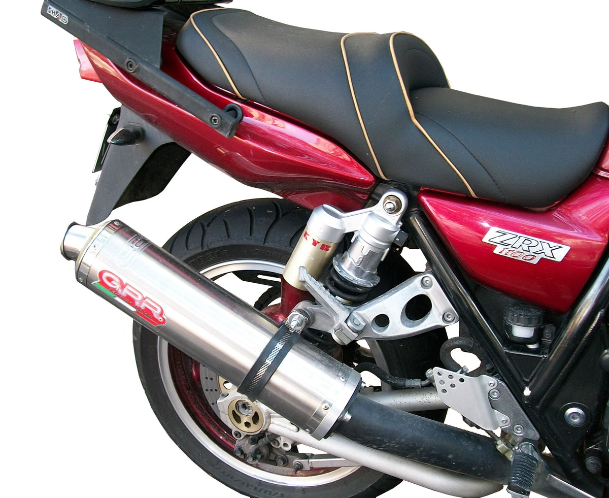 Kawasaki ZRX1100 1998-2001 Exhaust GPR Inox Tondo Bolt-On - photo 4