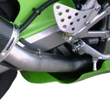 Escape Kawasaki ZX6R 636 2003-2004 GPR Furore Nero Slip-On de alto nivel