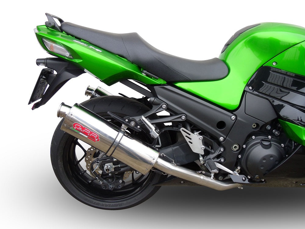 Kawasaki ZX14R 2023-2024 Exhaust GPR Trioval Dual Slip On